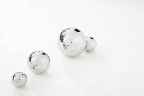 Silver Sensory Reflective Balls - Pack of 4