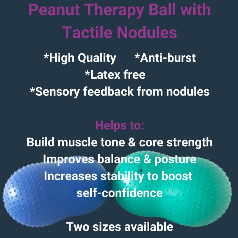 Sensory Peanut Ball with Tactile Nodules