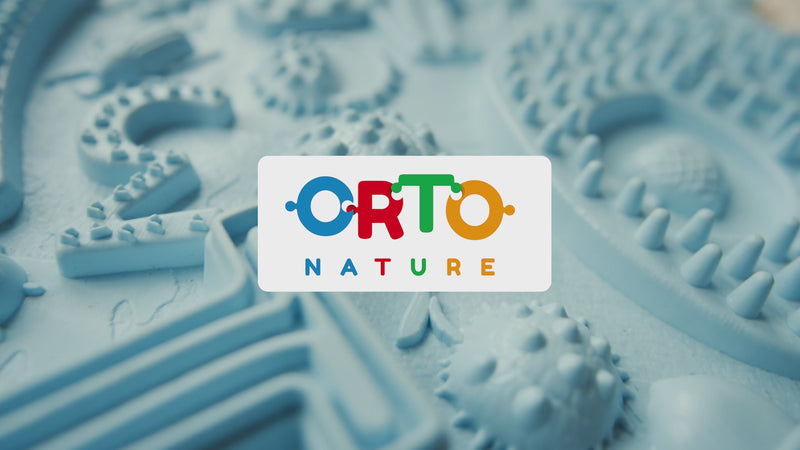 ORTO Nature - Forest School Sensory Puzzle Playmats (25cmx25cm) Set of 4