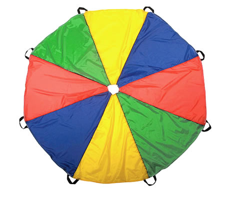 Fluorescent Multicoloured Parachute