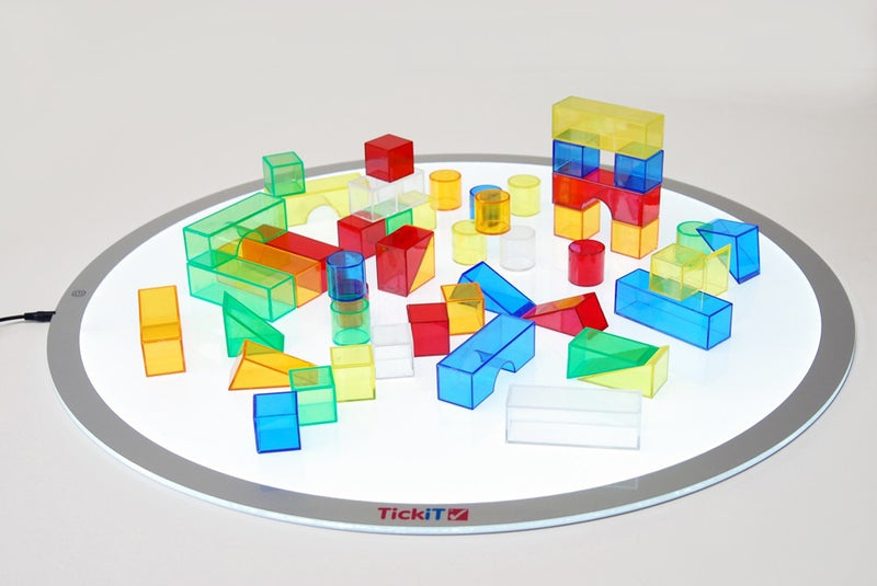 Translucent Colour Blocks - Pk 50