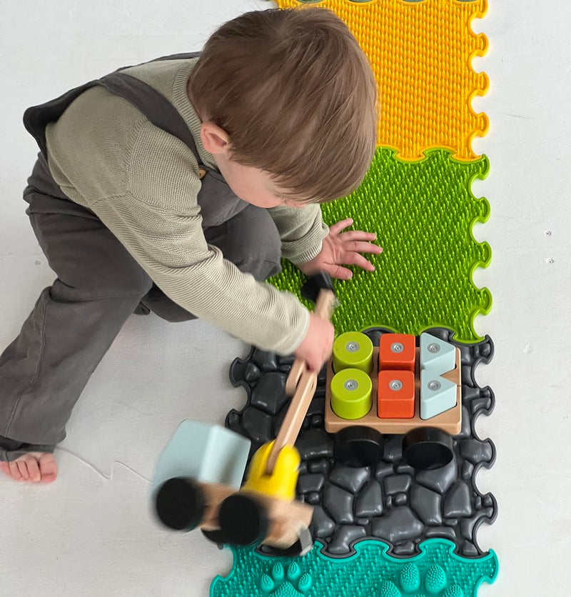 ORTO Nature - Animal Trio Sensory Puzzle Playmats (25cmx25cm) Set of 3