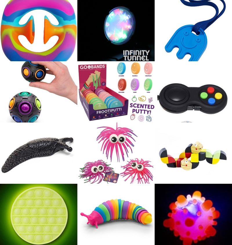 Space Variety 12 Fidget Pack & Storage Bag