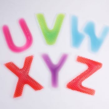Textured Jelly Alphabet (Upper Case)