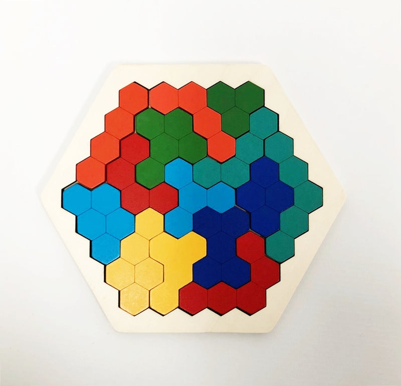 Wooden Tangram Puzzle Large